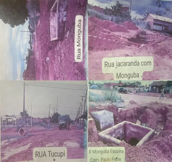 Vereador solicita continuidade de obras e drenagem no Bairro Parque Amazônia