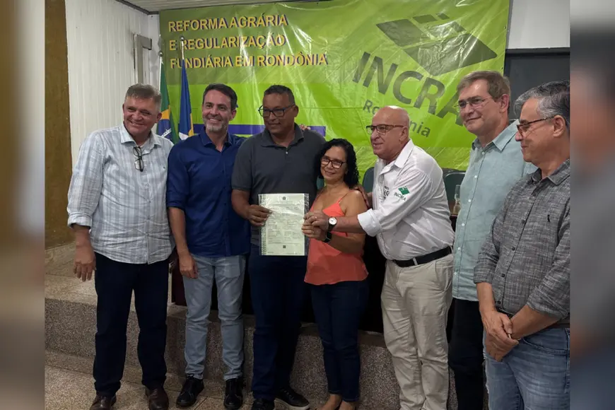 Incra entrega títulos de regularização fundiária em Porto Velho e inaugura novo espaço