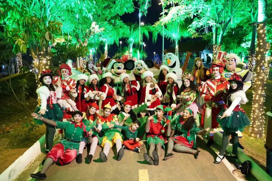 Natal de Luz do Parque da Cidade recebe quase meio milhão de visitantes
