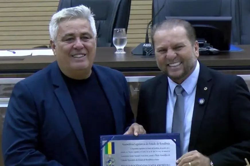 Jornalista Paulo Andreoli recebe título de cidadão honorário em Rondônia