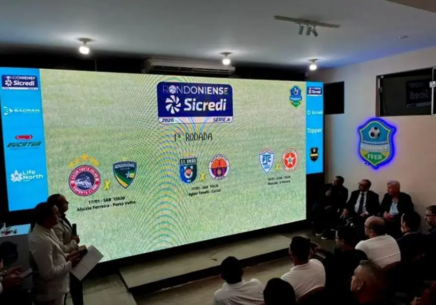 Federação de Futebol de Rondônia divulga tabela das primeiras rodadas do Campeonato Rondoniense 2026