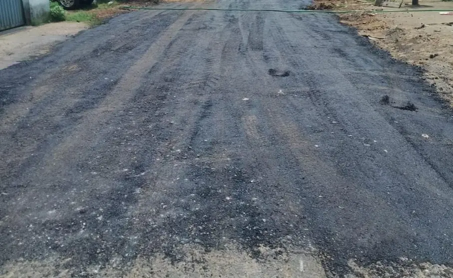 Seinfra inicia tapa-buracos na Rua Jerônimo de Ornelas em Aponiã