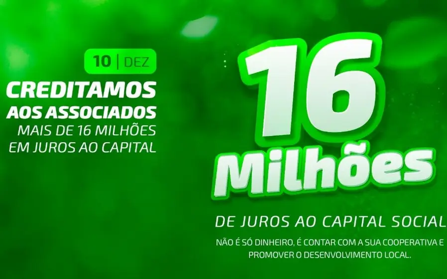 Sicredi Univales distribui mais de R$16 milhões em juros a associados