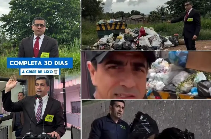 Crise do lixo em Porto Velho chega a 30 dias e vereador cobra solução urgente