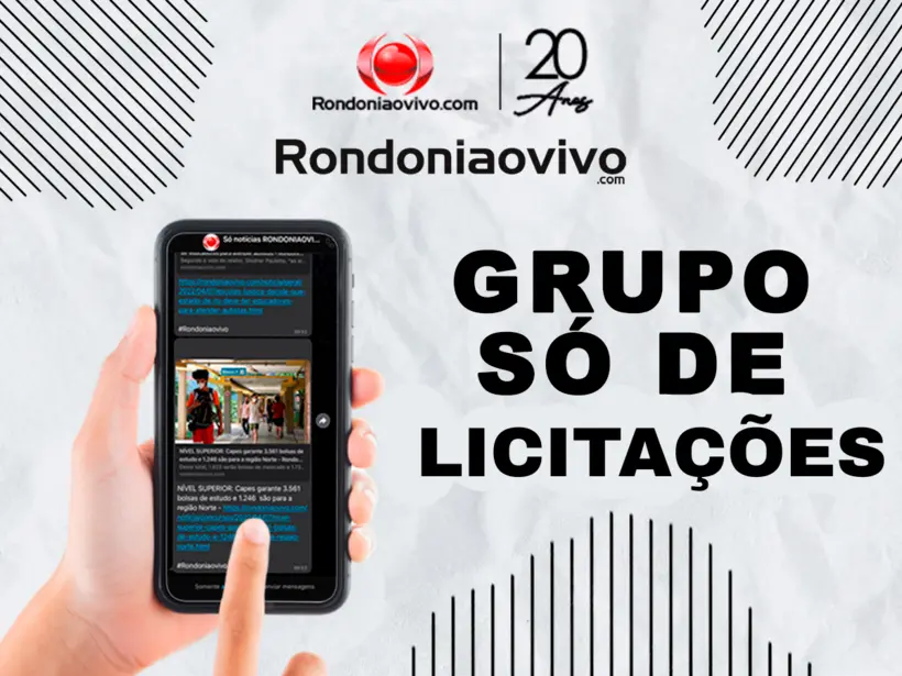 Rondoniaovivo lança grupo de WhatsApp para alertar sobre licitações públicas