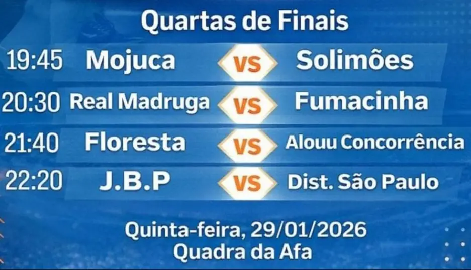 Copa AFA reúne 18 equipes masculinas e 6 femininas em quartas de final