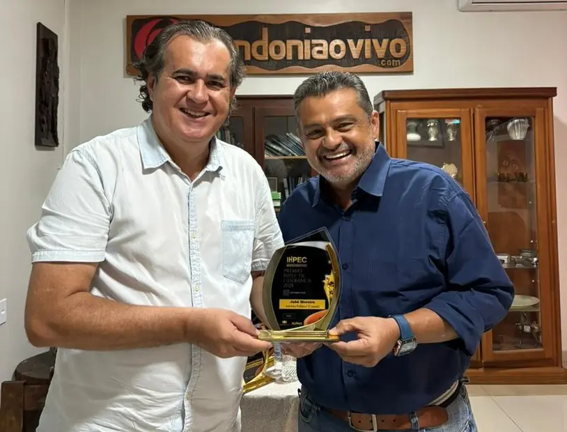 Jabá Moreira é homenageado com Prêmio IHPEC de Liderança 2025 em Rondônia
