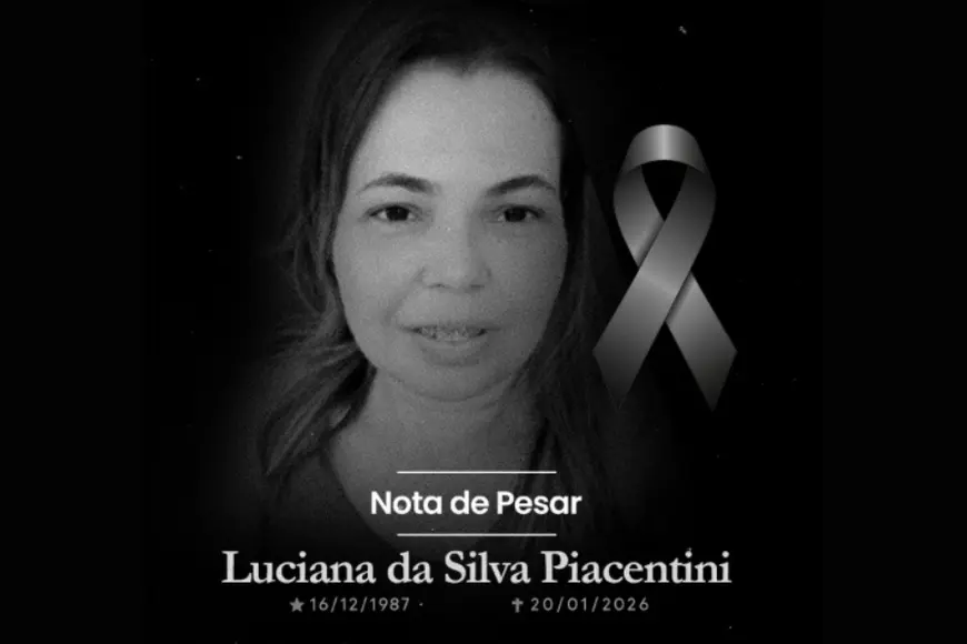Prefeitura Municipal lamenta falecimento de servidora Luciana Piacentini aos 38 anos