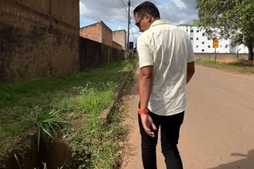 Vereador Dr Gilber vistoria infraestrutura do bairro Novo Horizonte em Porto Velho