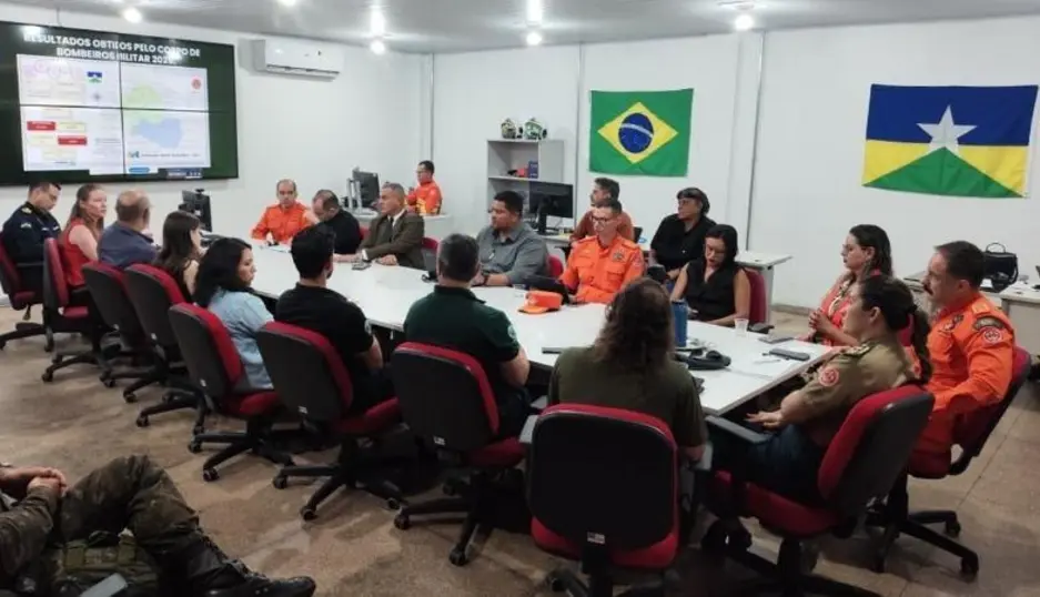 Gaema participa de reunião sobre combate a incêndios florestais em Rondônia