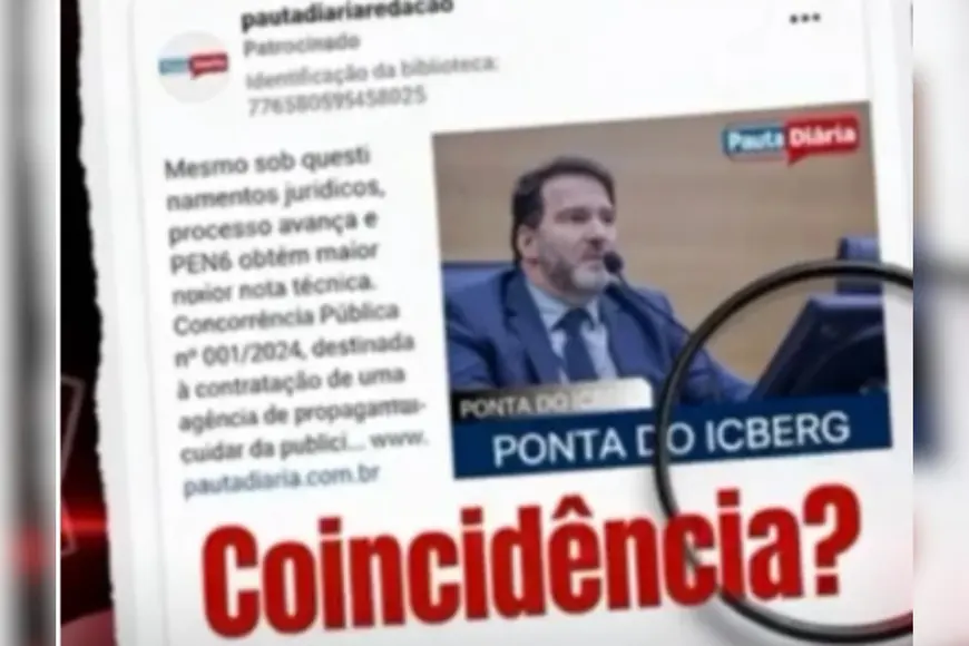 Portal Pauta Diária utiliza impulsionamento pago para criticar licitação da Assembleia em Rondônia