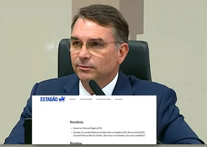 Anotações de Flávio Bolsonaro revelam plano de alianças para 2026 em Rondônia
