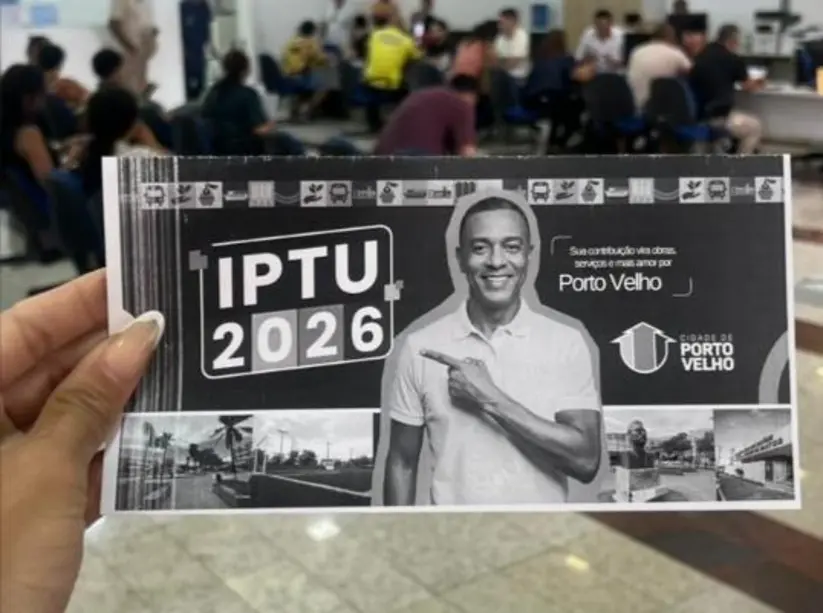 Prefeitura de Porto Velho prorroga prazo de desconto para pagamento do IPTU 2026