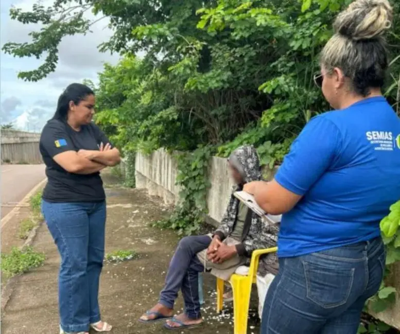 Prefeitura de Porto Velho acompanha homem em situação de rua há anos