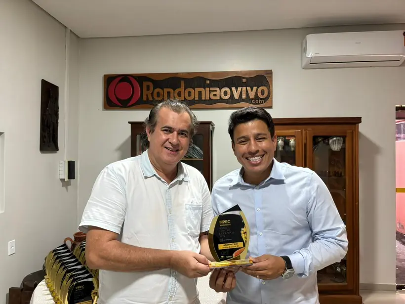 Adaílton Fúria é premiado com o Prêmio IHPEC de Liderança 2025 em Rondônia