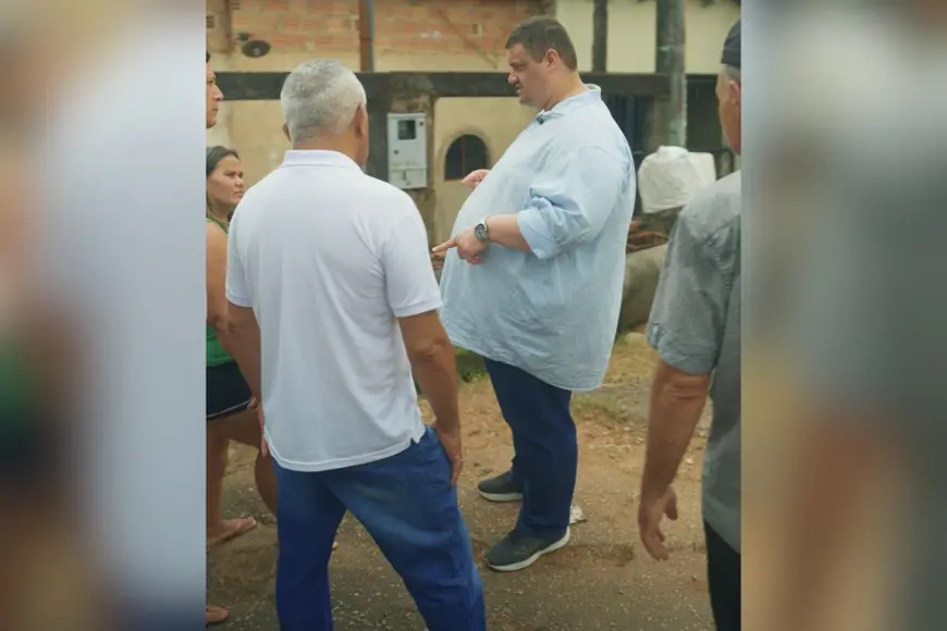 Tezzari acompanha desobstrução de bueiros em São Sebastião II