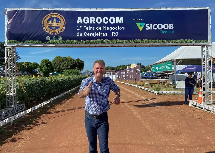 Luizinho Goebel destaca AGROCOM em Cerejeiras como motor do campo