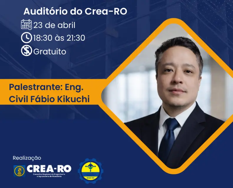 23 de abril Crea RO promove curso sobre estruturas protendidas