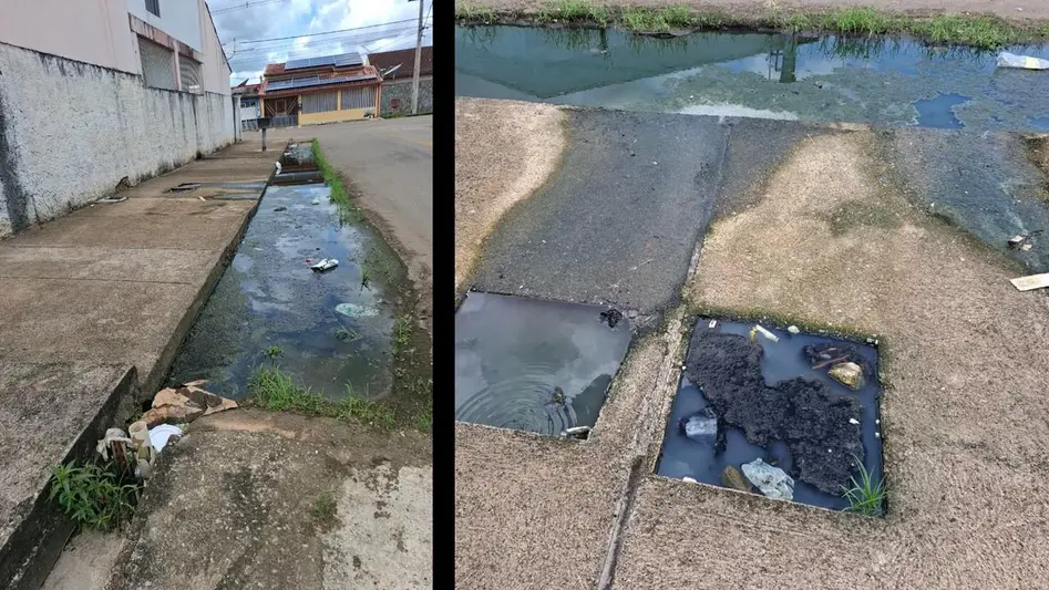 Esgoto a céu aberto afeta moradores na Nova Floresta Porto Velho