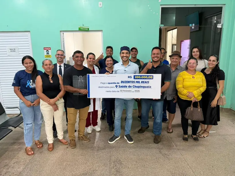 Fernando Máximo libera 200 mil reais para saúde de Chupinguaia