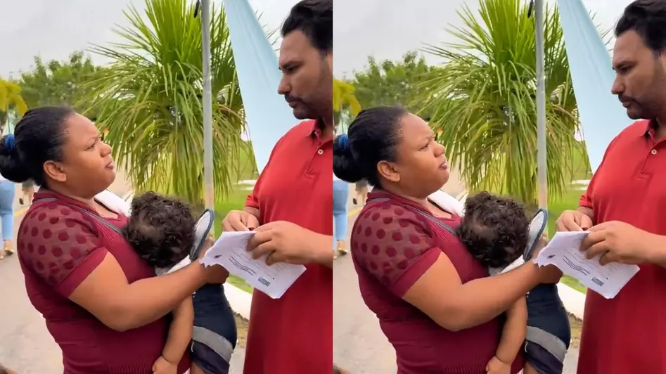 Marcos Combate interrompe mãe em festa de Páscoa em Porto Velho