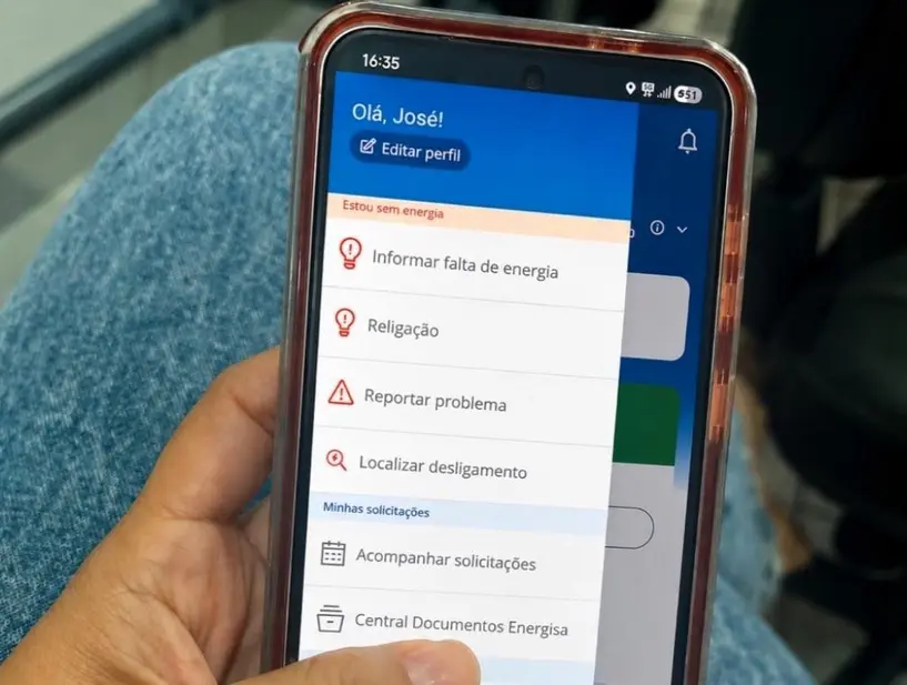 Energisa Rondônia pede ativação de notificações no aplicativo