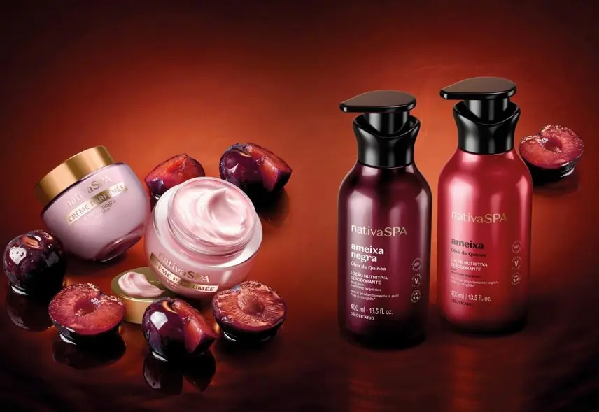 Boticário lança Nativa SPA Crème Parfumée Ameixa e Ameixa Negra