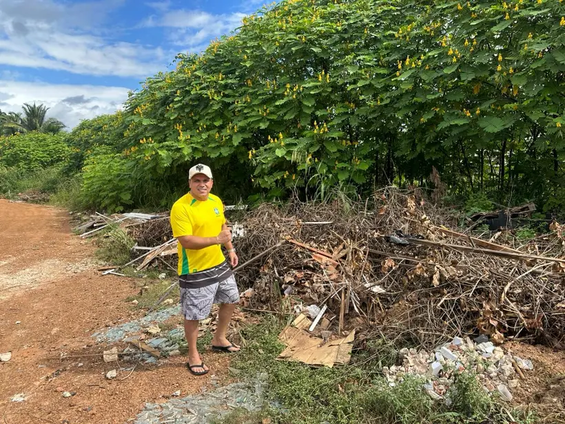 Vereador Edimilson Dourado visita Aeroclube e pede limpeza urgente