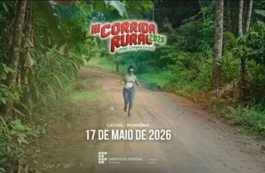 Corrida IFRO Campus Cacoal dia 17 de maio percurso técnico