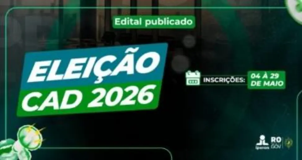 Inscrições para eleição de representantes no Conselho do Iperon encerram 29