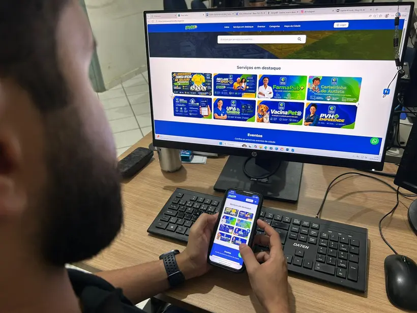 Porto Velho lança plataforma PVH Mais para digitalizar atendimento