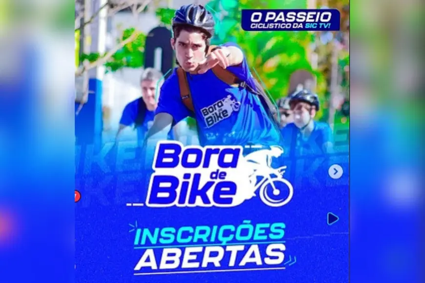 Maior passeio ciclístico da SIC TV dia 14 de junho saída 07h30