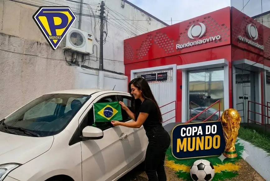 Rondoniaovivo distribui 100 bandeiras para torcedores em Rondônia