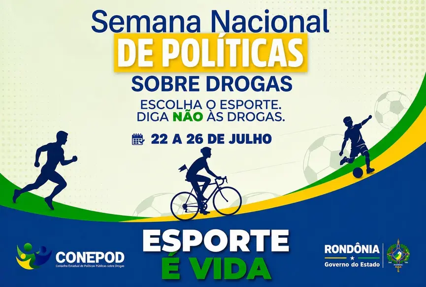 Rondônia realiza 6a Semana Estadual de Políticas sobre Drogas