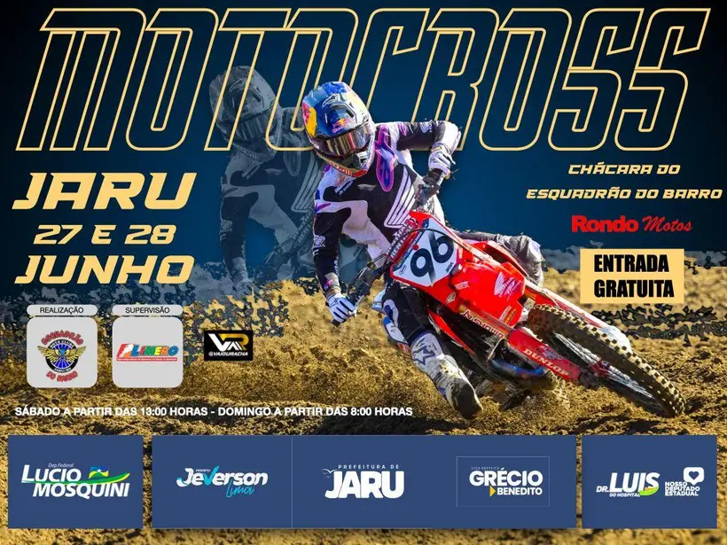 Jaru sedia 4a etapa do Motocross Rondoniense com 50mil em premios