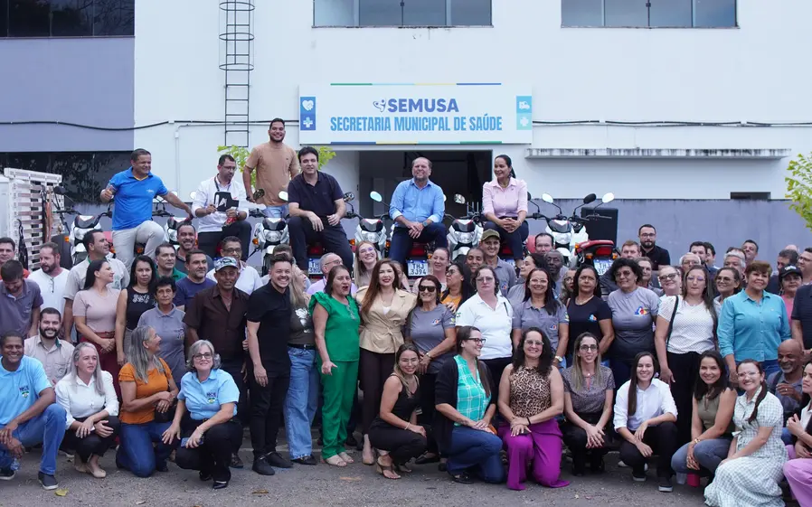 Cacoal entrega 37 motocicletas a Agentes Comunitários de Saúde