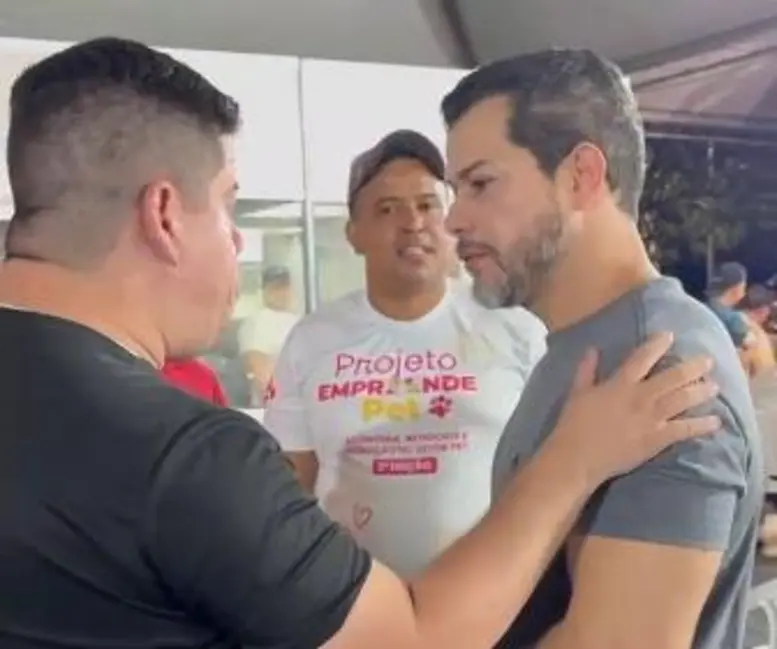 Nilton Souza no Projeto Empreende Pet com apoio de Ieda Chaves