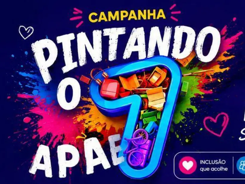 Campanha Pintando o 7 arrecada doações para APAE Porto Velho