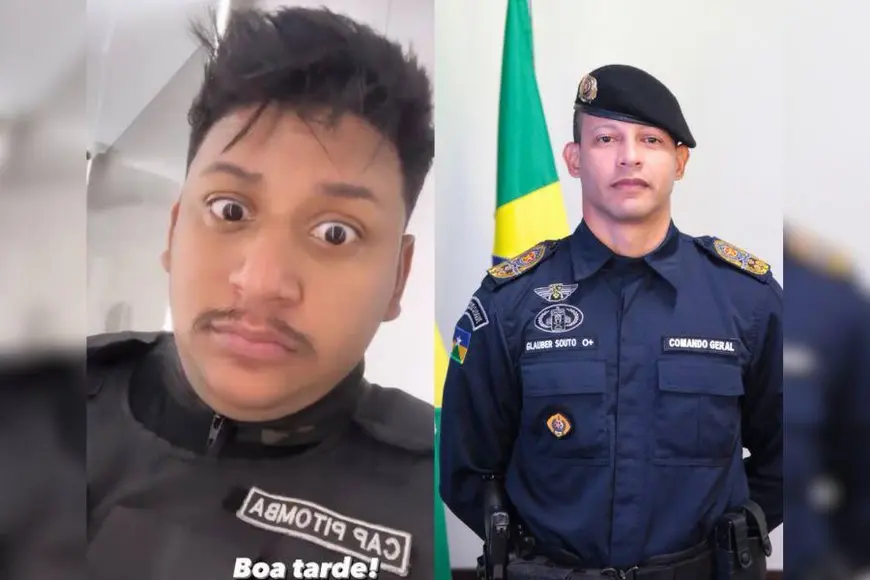 Homenagem da PM de Rondônia ao influenciador Capitão Pitomba gera críticas