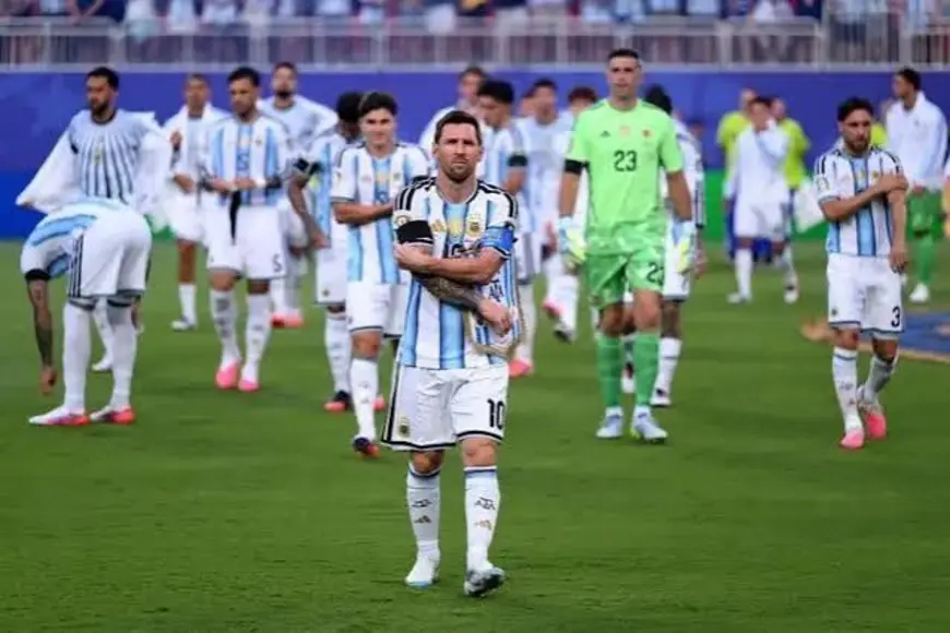 Messi guia Argentina a final apos virada sobre Inglaterra