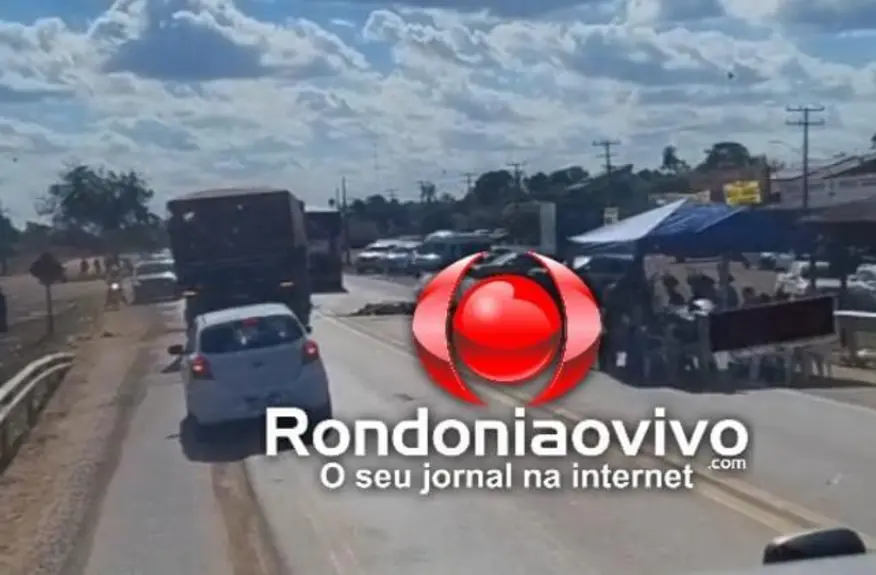 Indígenas bloqueiam BR 364 em Cacoal por crise na saúde indígena