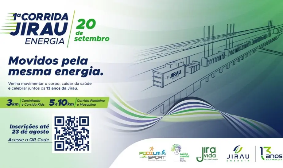 Jirau Energia abre inscricoes para 1a corrida em Porto Velho