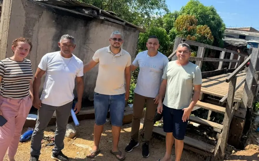 Vereador Júnior Queiroz promove recuperação de ponte na Caramelo